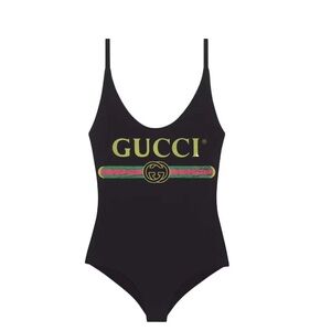 Gucci Logo One Piece Swimsuit